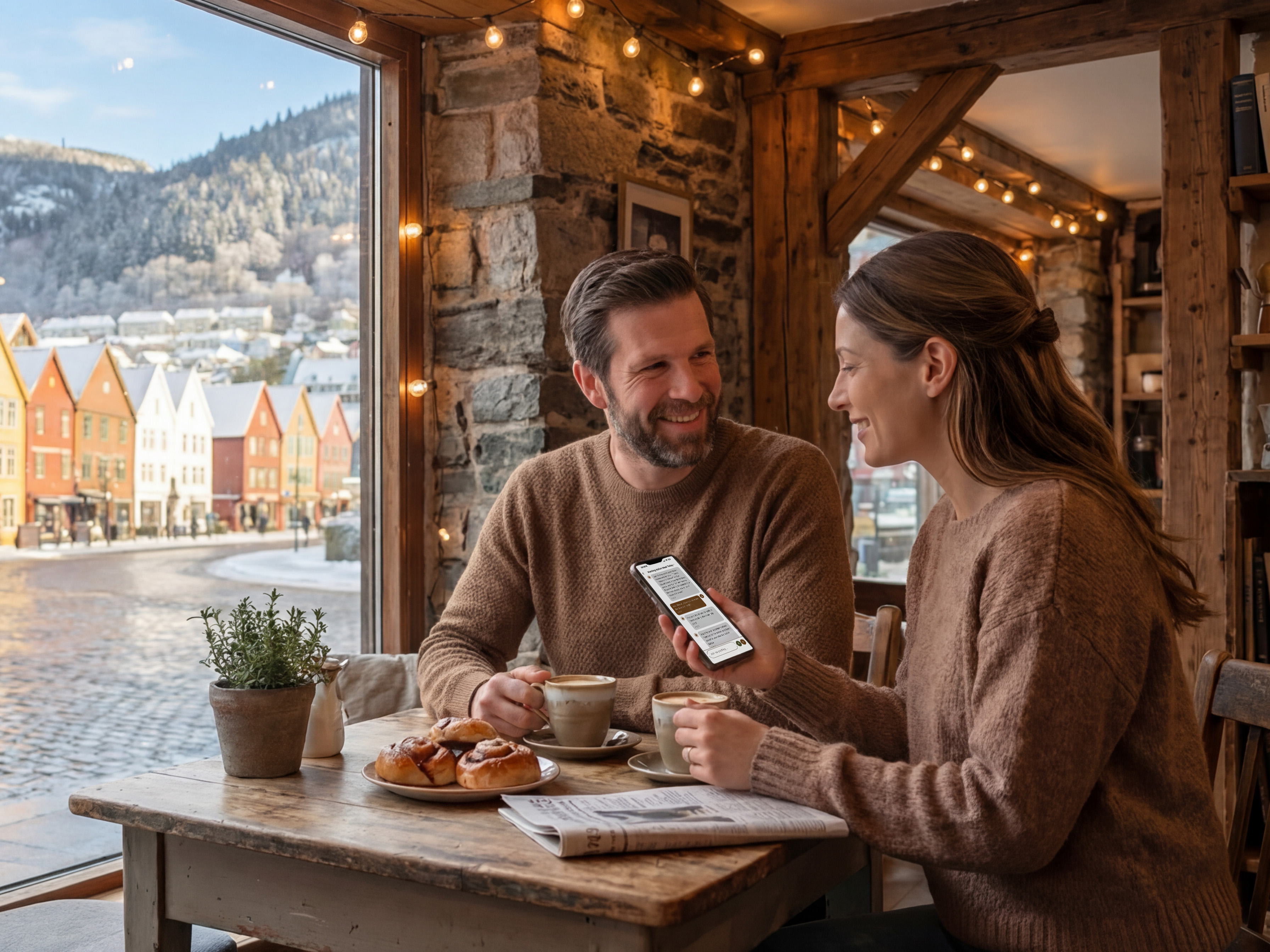 Local café — on the go recommendations